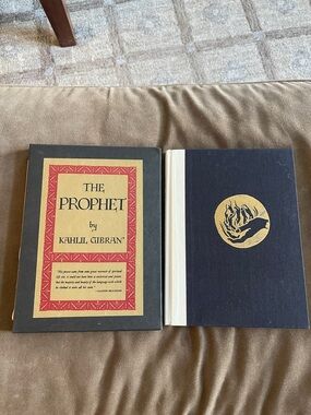 The Prophet by Kahlil Gibran Harcover Book with Hadcover Jacket 1923, 1983